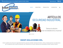 Tablet Screenshot of indofisoluciones.com